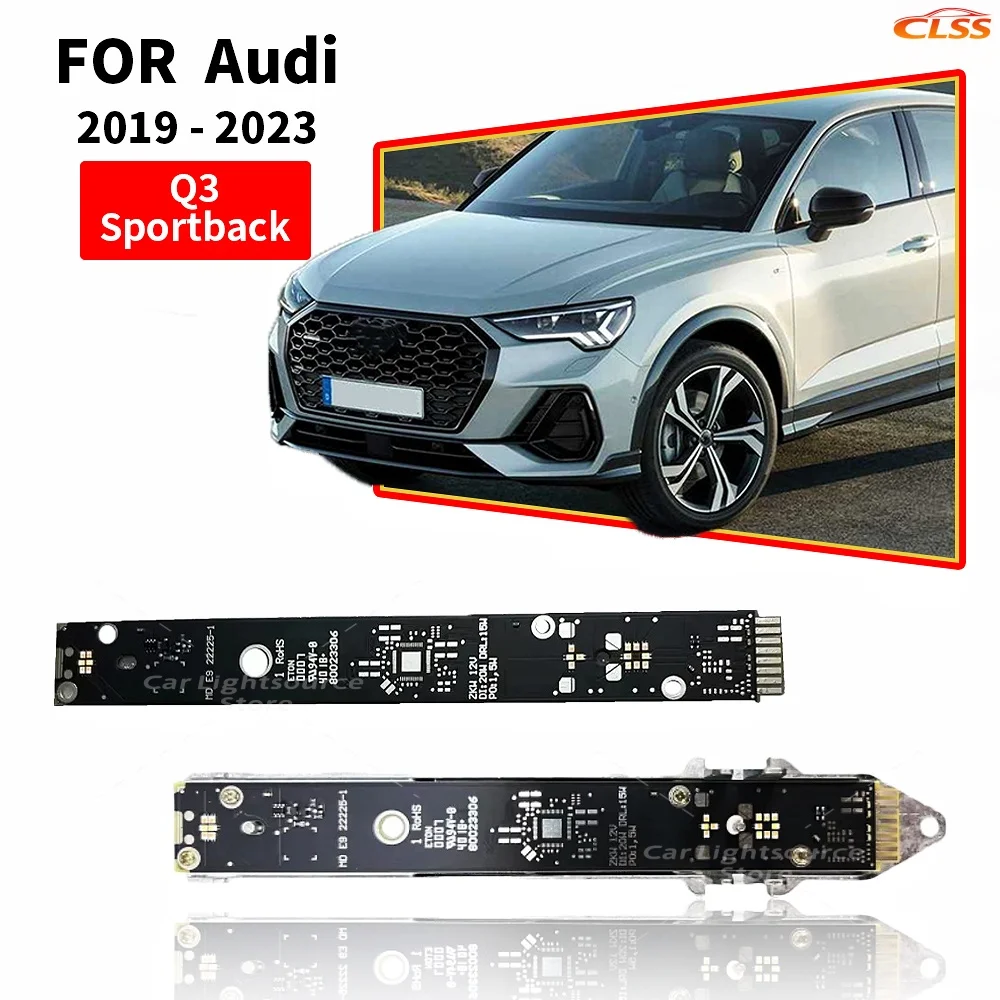  White DRL Boards For Audi Q3 Sportback RSQ3 2019-2023 LED Headlight Daytime Running Light Module Repair Light Source 83A941475