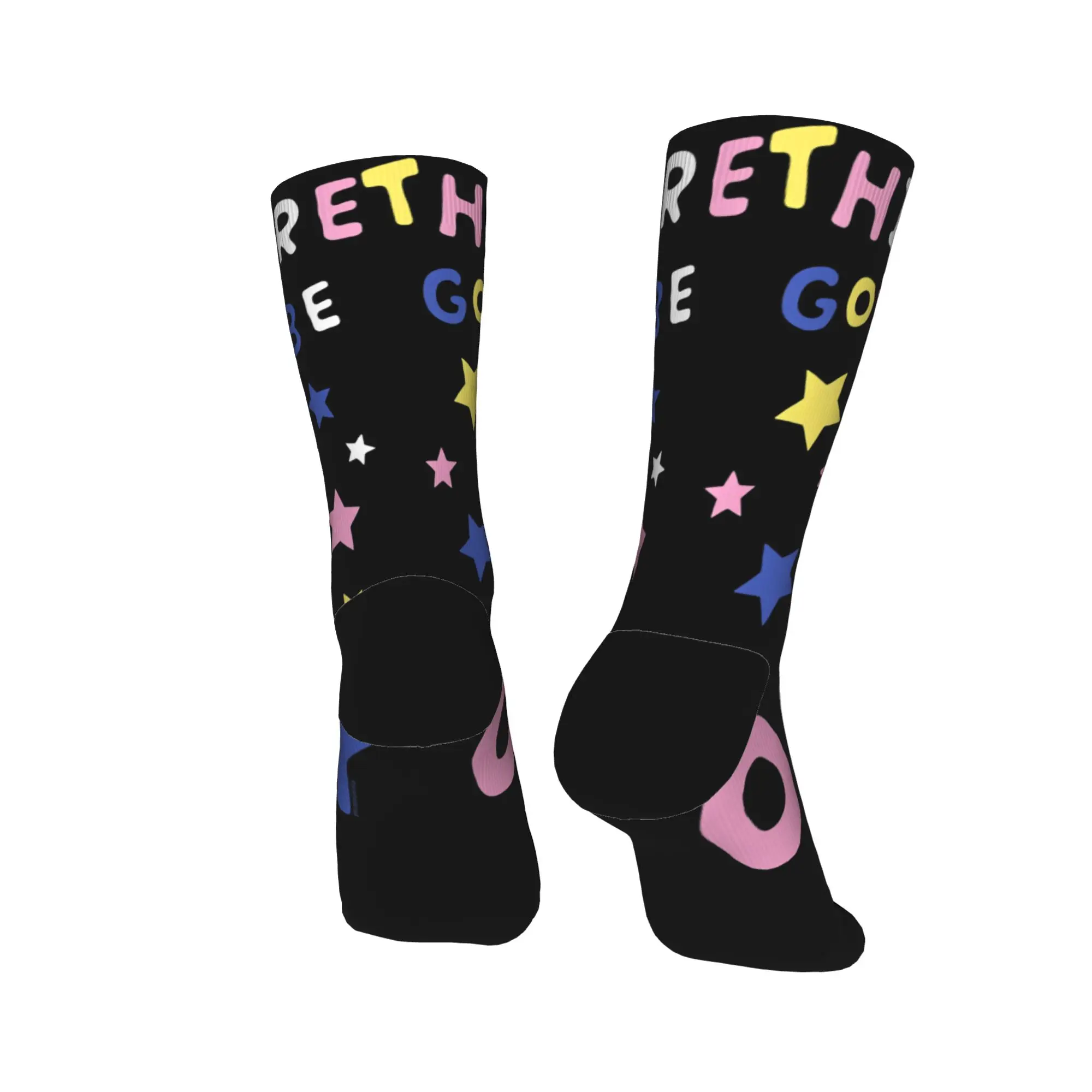 ถุงเท้าลายเพื่อนซิมป์ ถุงเท้าตลก ถุงเท้าผู้ชายคุณภาพสูง ถุงเท้าวิ่งฤดูหนาว ลายพิมพ์กันลื่น ของขวัญ