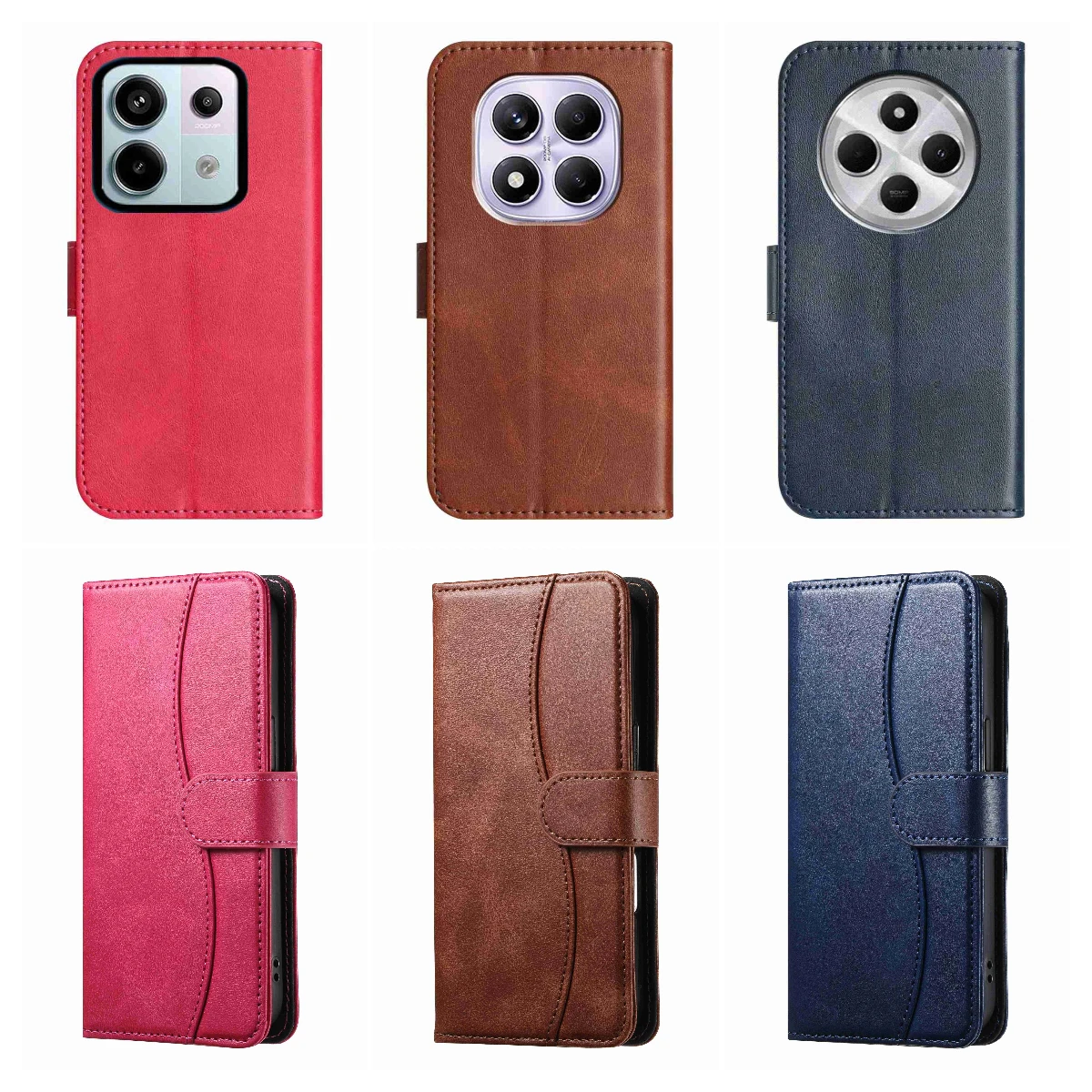 

For Redmi 10 2022 10C A1 10A NOTE 12 14 12C 11A 13C 14C 14R NOTE PRO 5G Cover Wallet With Card Slot Magnetic Flip Leather Case