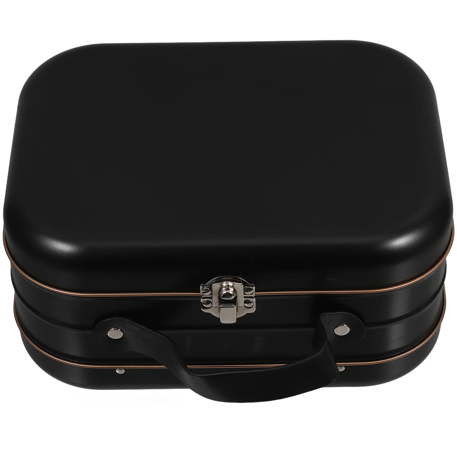 

Portable Gift Box Mini Tinplate Storage Boxes Jewelry Tiny Small Suitcase with Lid Item Container