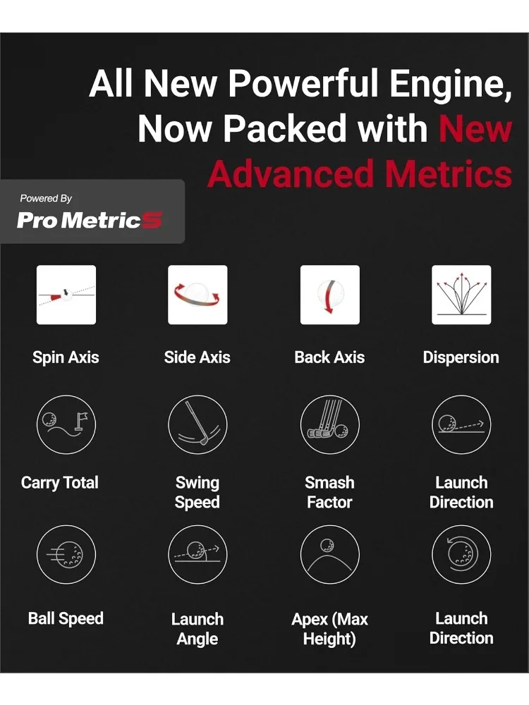 جهاز مراقبة إطلاق الجولف Swing Trainers-SC4 PRO ومحاكي نطاق القيادة ثلاثي الأبعاد للاستخدام الداخلي والخارجي | محلل أرجوحة الجولف المحمول