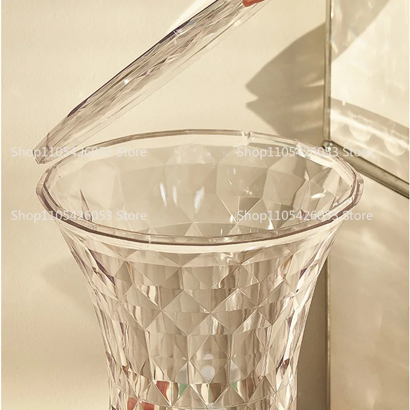 NEW Nordic Creative Crystal Stool Modern Simple Color Transparent Stool Bathroom Home Shoe Changing Creative Ins Low Stool