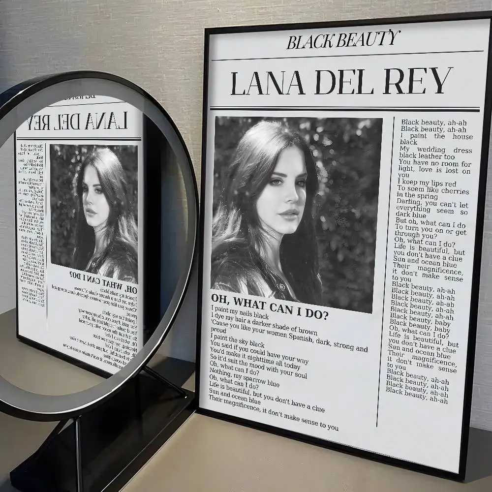 Singer L-Lana Del Rey Poster, High Quality Print