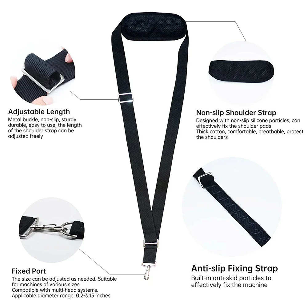 

Padded Harness Shoulder Strap Easy To Install Not Easy To Break Single Shoulder Strap Spare Supplies Sale High Quality