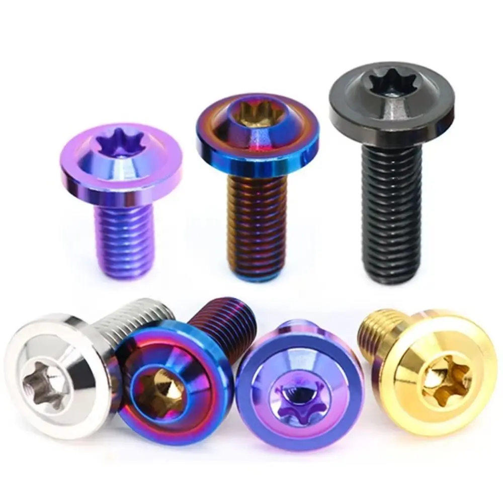 High Quality M6x10 Titanium Bolts M6x20 with Torx Head Torx Head Screws M6x15 Motorcycle Fasteners