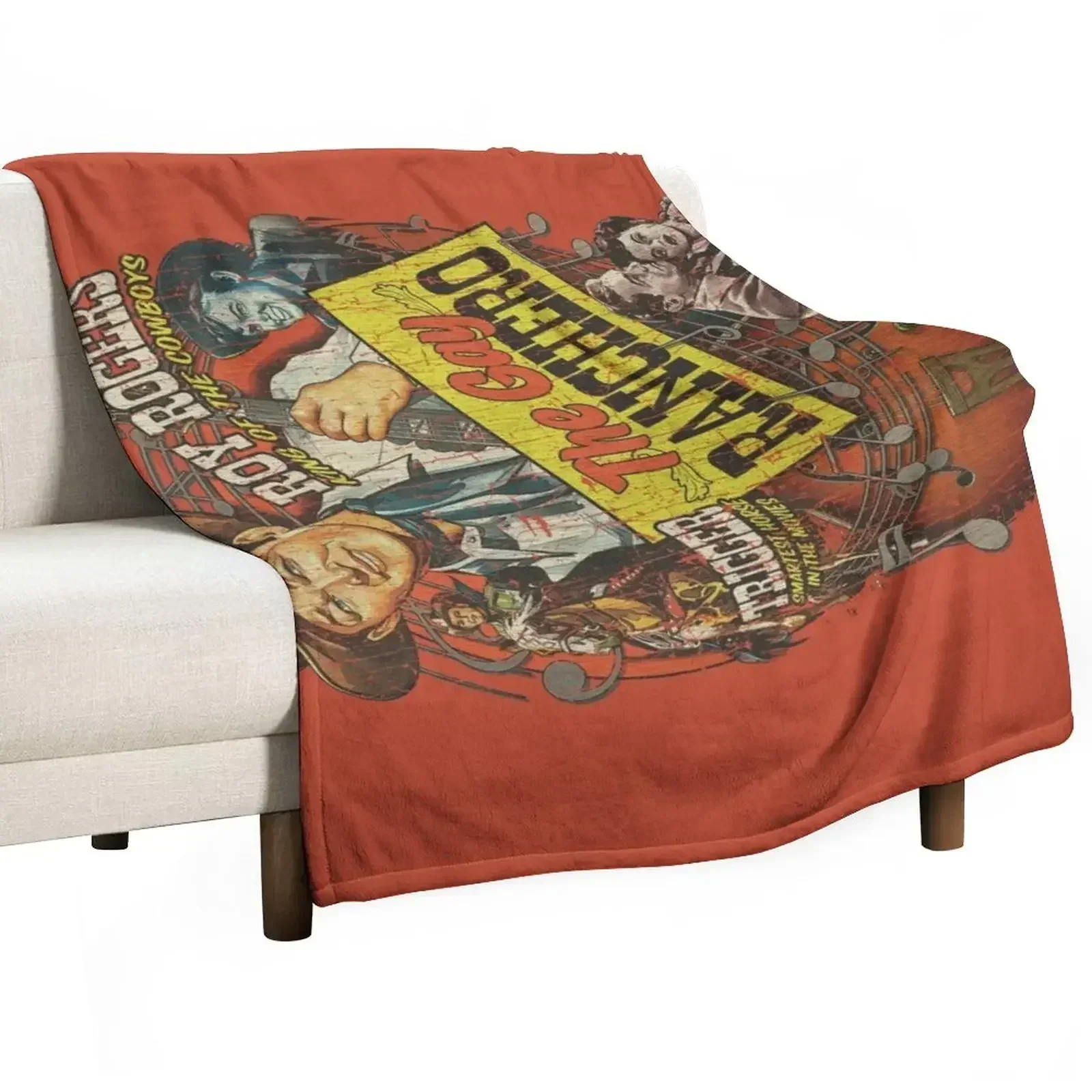 

The Gay Ranchero 1948 Throw Blanket Furrys warm for winter Decorative Sofa Decorative Beds Blankets