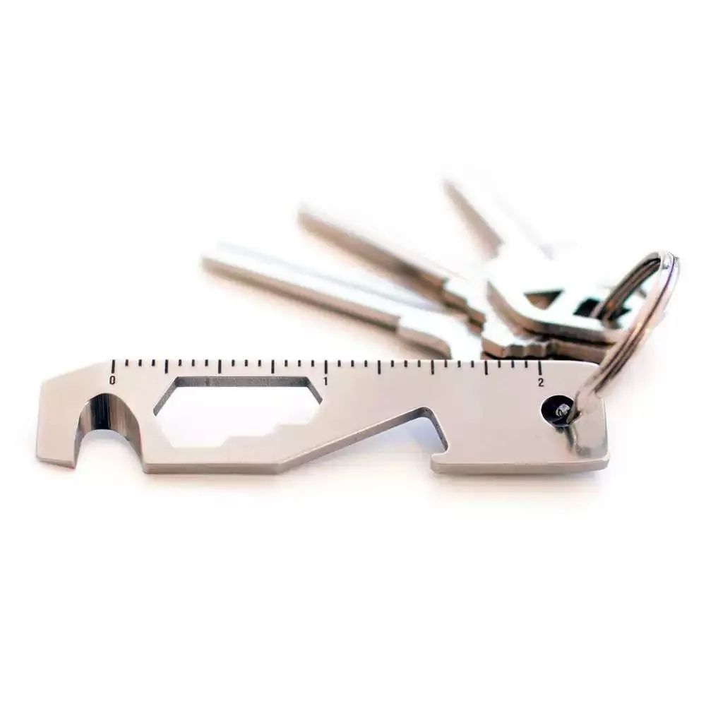 10 IN 1 EDC Multifunctional Pry Bar  EDC Tool Screwdriver Bottle Opener Portable Outdoor Survival Storage Pry Bar Nail Remover