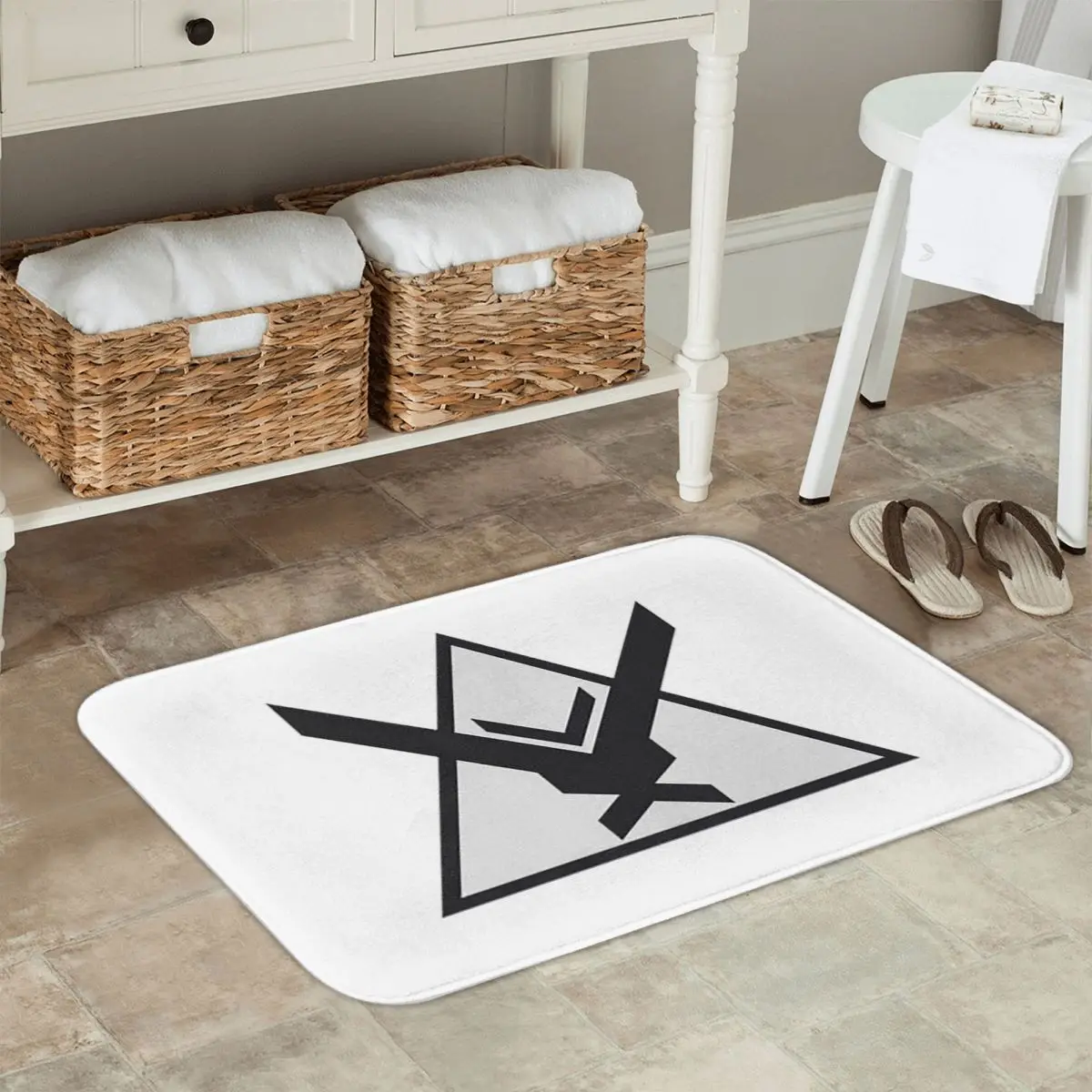 Felpudo Halo Reach, alfombra antideslizante para suelo de entrada de cocina y hogar, alfombrillas para balcón