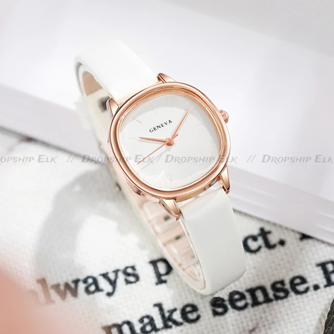 Relojes informales Para Mujer, relojes de pulsera simples de cuarzo, relojes de cuero, Reloj Para estudiantes, Reloj de Mujer, regalo para todos los días, Reloj Para Mujer