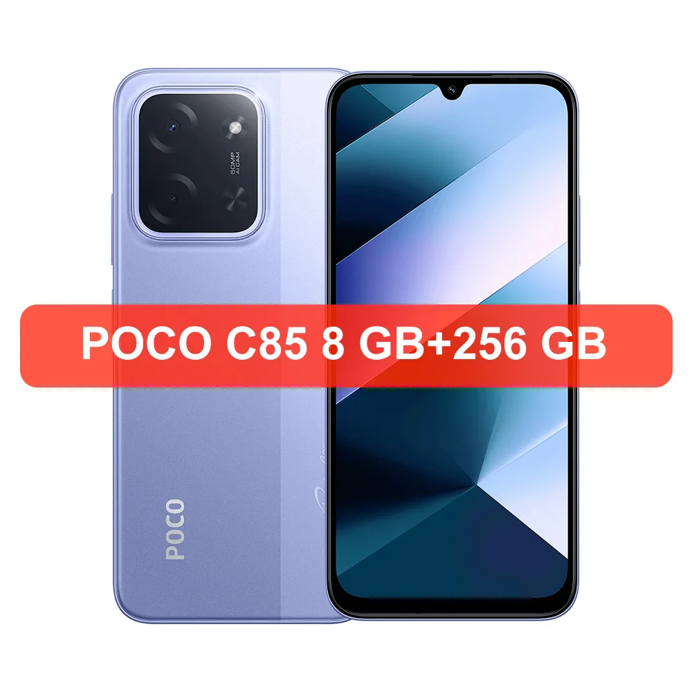 Algemene versie POCO C85 Smartphone MediaTek Helio G81-Ultra Processor 6,9" Dot Drop Display 6000mAh 33W Snel opladen NFC IP64 - afbeelding 1