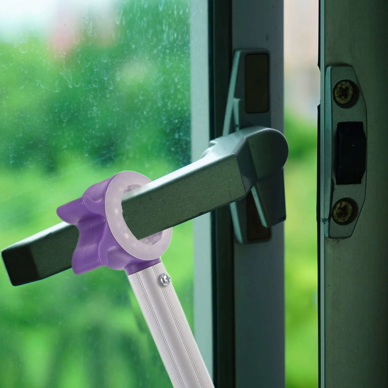 

18.5 Inch Window Pole Opener Sash Window Opening Tool For Attic Hatch Loft Ladder Rv Awning Opener Blind Pull Wand Skylights