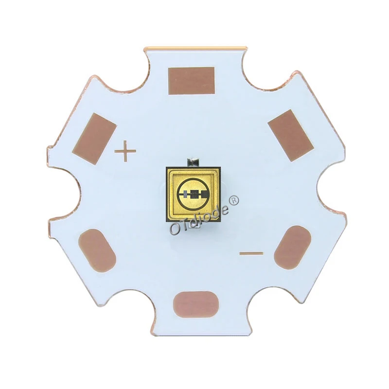 1PCS 265nm 275nm 310nm UVC LED Lamp beads 0.1W 5-7V SMD With 16/20mm Copper PCB Deep UV light Sterilization