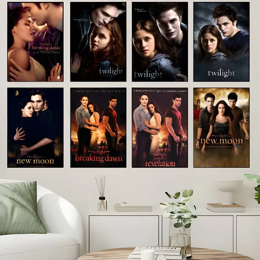 Klassische Film-Twilight-Filmposter, HD-Qualität, Poster, Wandkunst, Malerei, Studie, nordische Heimdekoration