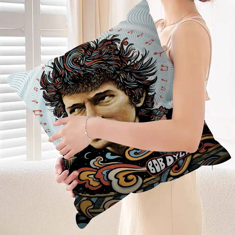 المغني B-Bob ديلان مغني الراب مكتب وسادة المخدة غطاء وسادة السيارة 45X45CM قطني المخدة أريكة غطاء وسادة #3