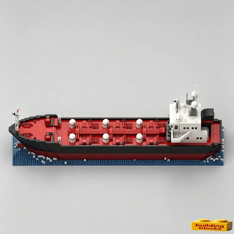 3951PCS MOC Oil Tanker Navy Ship Model DIY Creative Ideas Technology Child Toy Assembly Puzzle Birthday Gift Collection Display