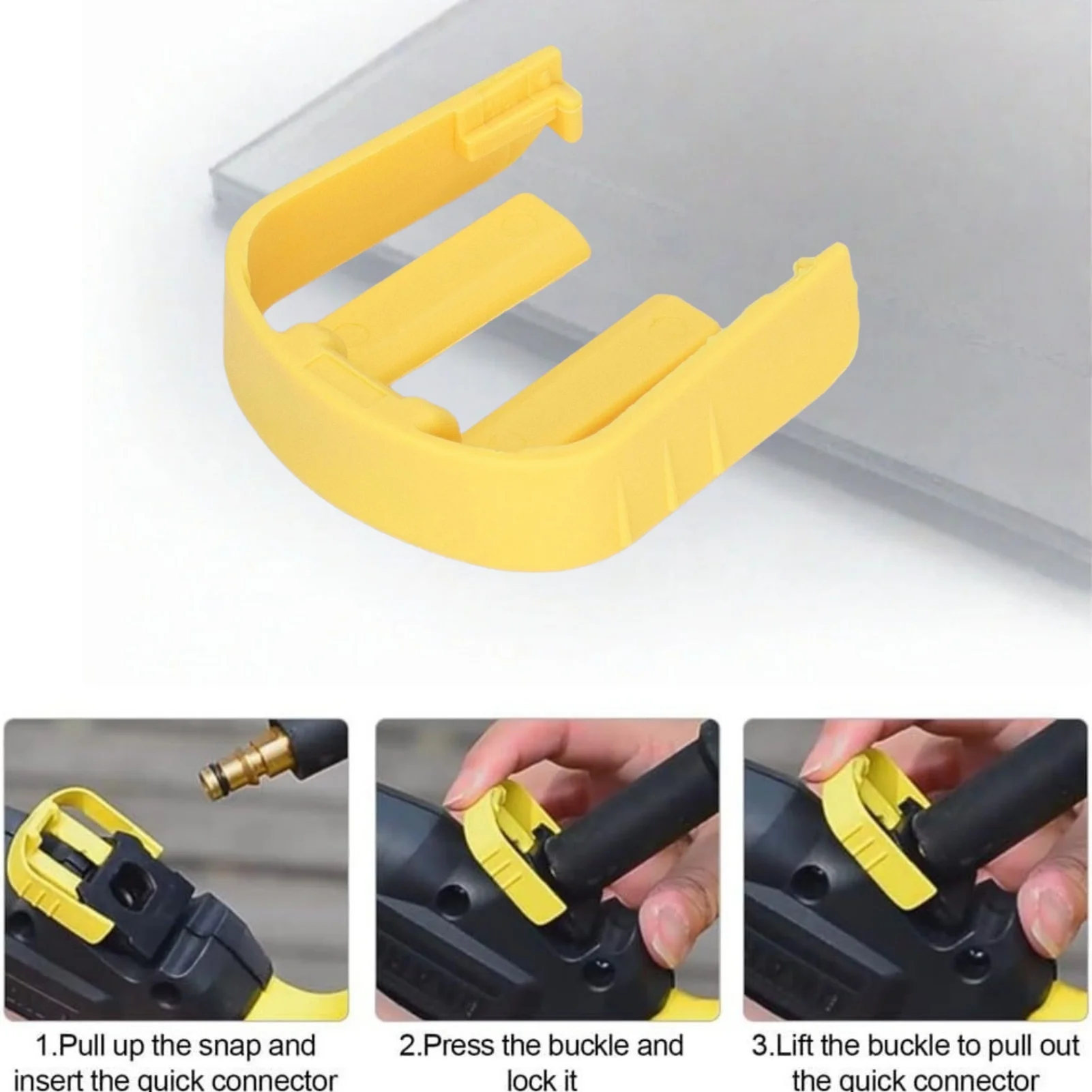 4 Pcs C Clips For Karcher Pressure Washer K2 K3 K7 Wash Trigger Gun Hose Retaining Lock Clip Replacement Parts - view 3