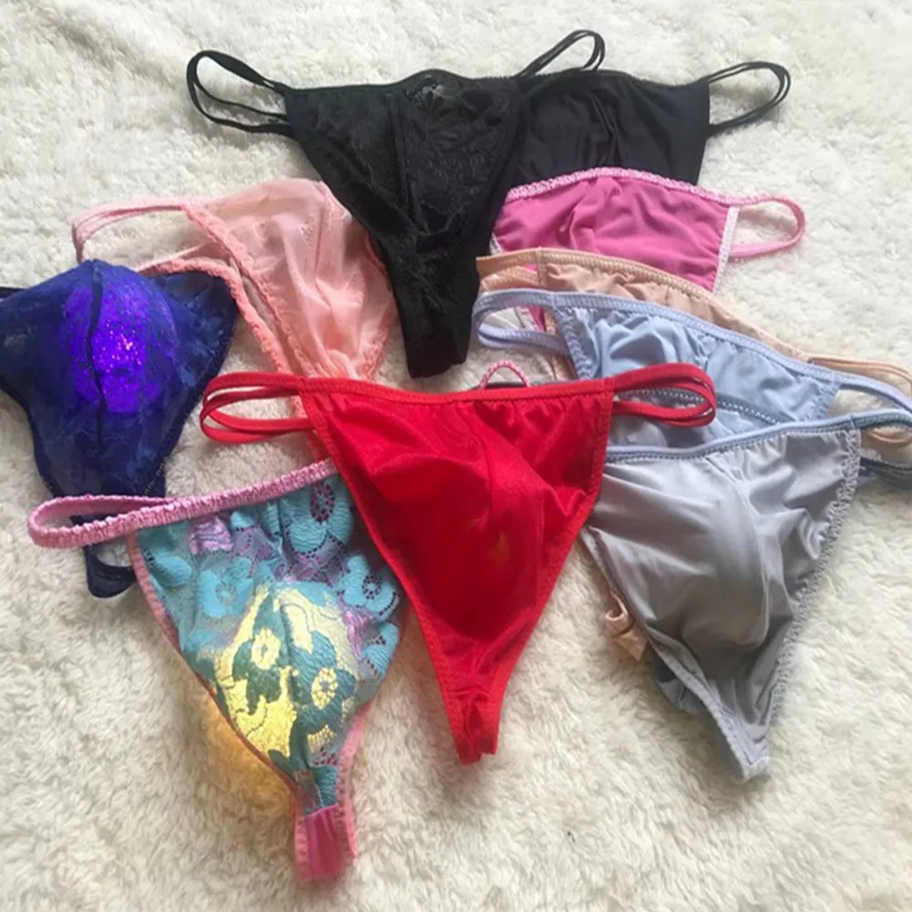 Sous-vêtements pour hommes, slips séduisants avec pochette en dentelle, string G, parfaits pour les Occasions spéciales et un usage quotidien