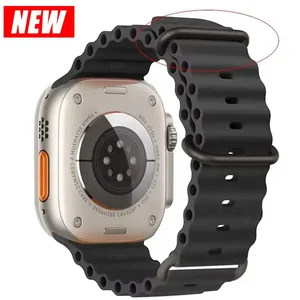 Pita Laut untuk Tali Jam Tangan Apple 45mm 46mm 44mm Ultra 2 49mm 41mm 42mm 40mm Gelang tangan correa Seri iWatch 7 6 3 SE 8 9 10 8 gesper sabuk titanium penjualan terbaik - №