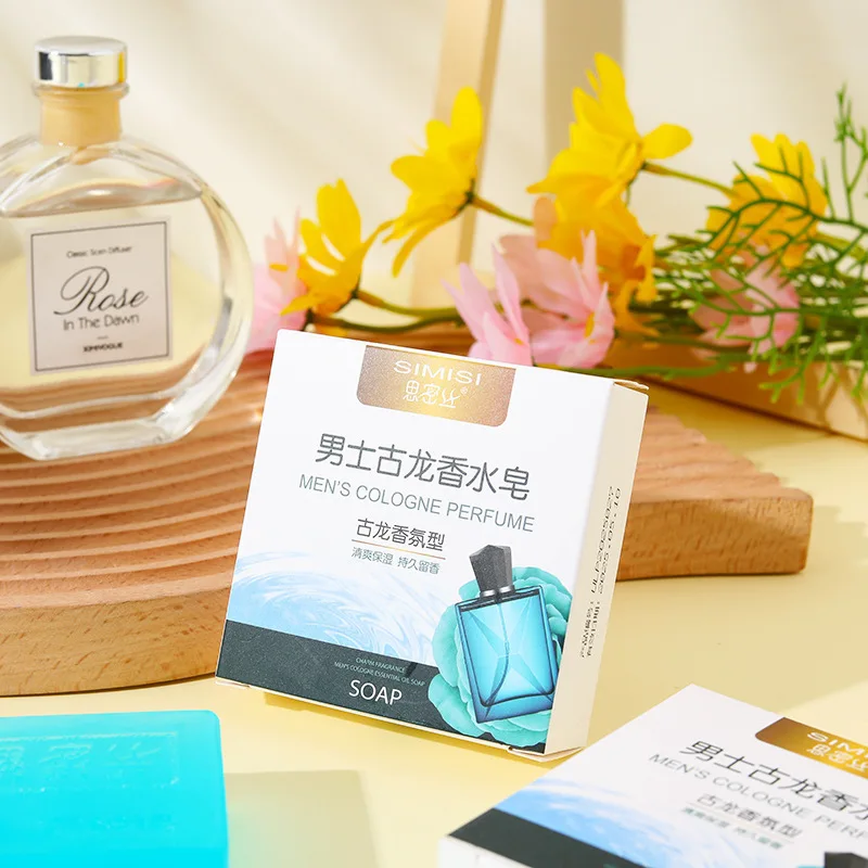 صابون حمام عطري للرجال، تنظيف لطيف لبشرة الجسم، منعش وغير زيتي، صابون مريح للعناية بملمس رائع