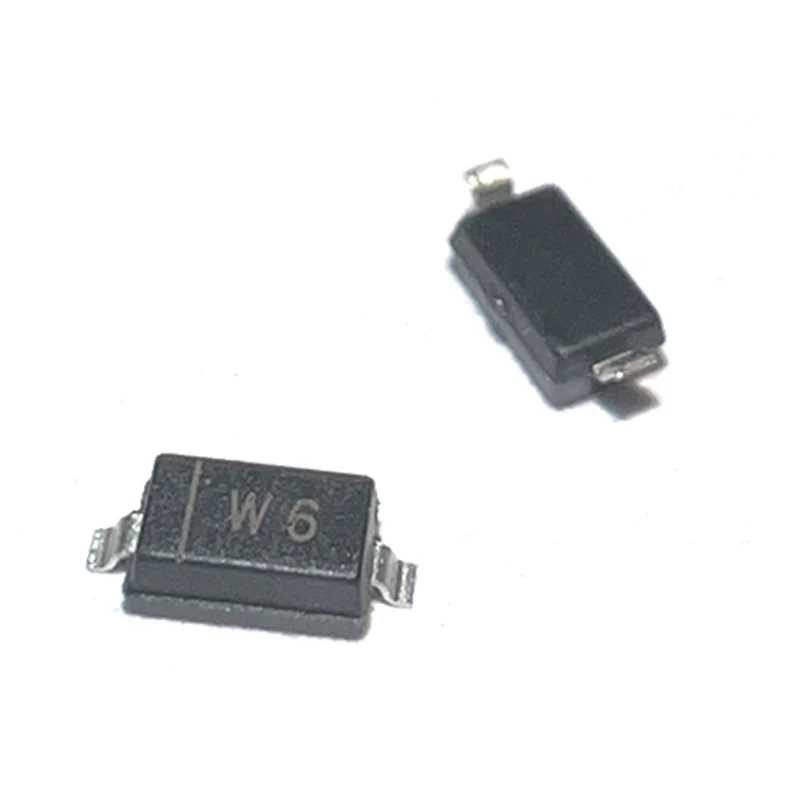 50pcs SOD-123 زينر ديود 1206 0.5W BZT52C3v9 W5 BZT52C4v3 W6 3.9v 4.3v
