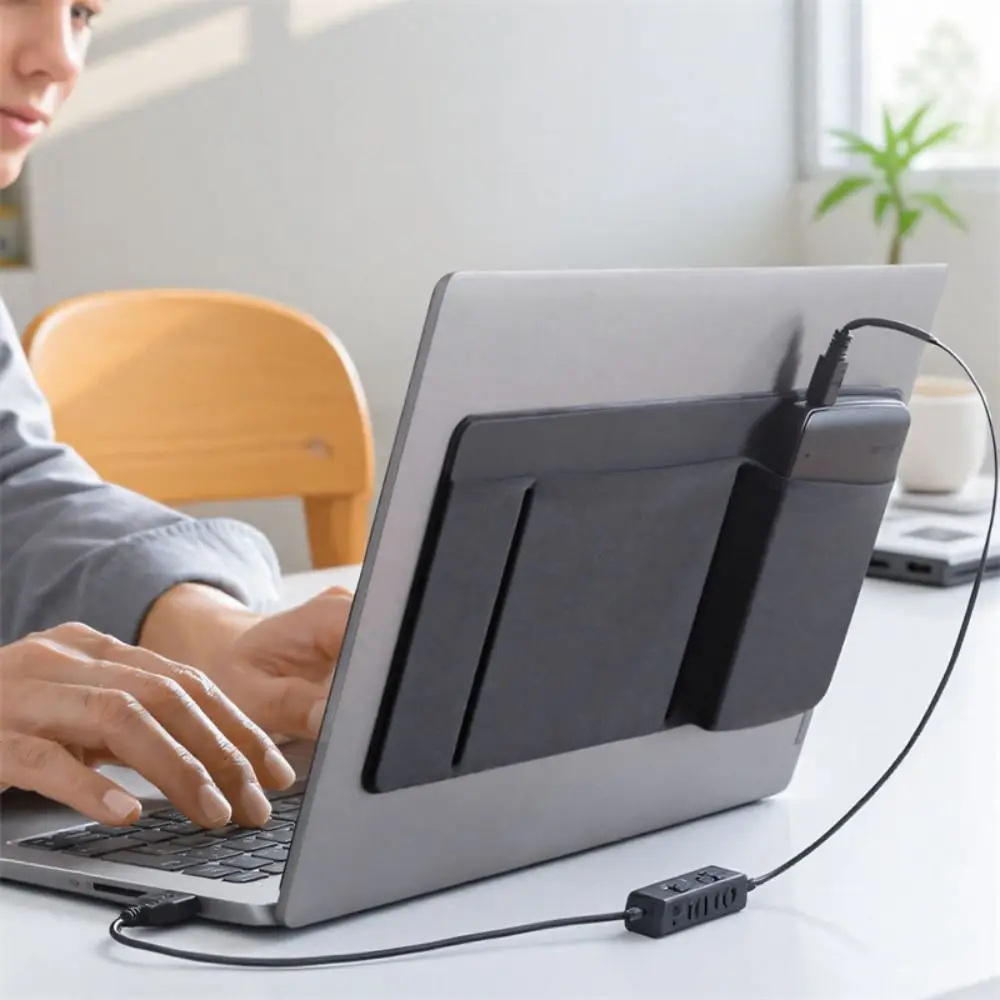 

Earphones Elastic Mouse Bag Adhesive Organizer Laptop Back Storage Bag Storage Pouch Holder Notebooks Back Organizer Study