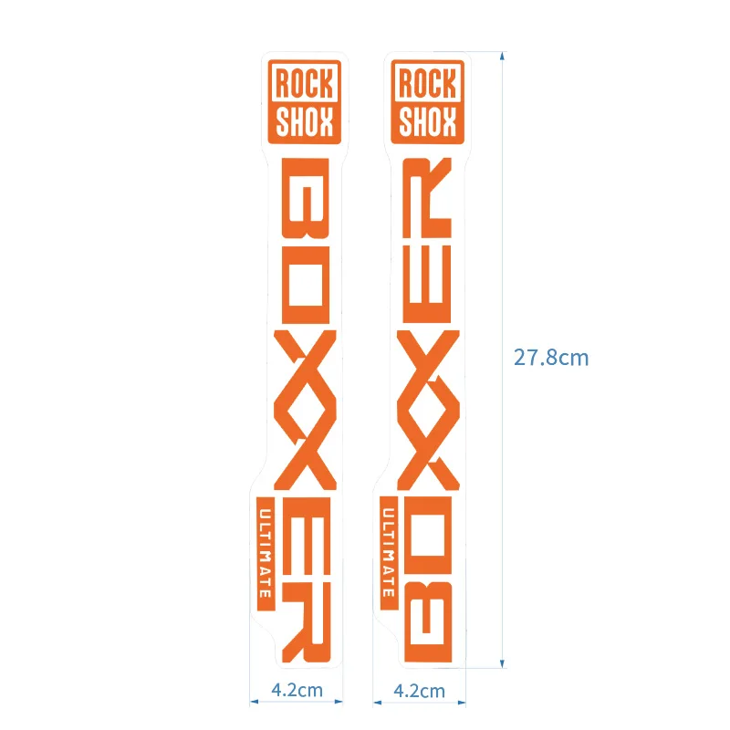 2024 BOXXER Ult ULTIMATE Front Fork Stickers Mountain Bike Decals  ( clear bottom)