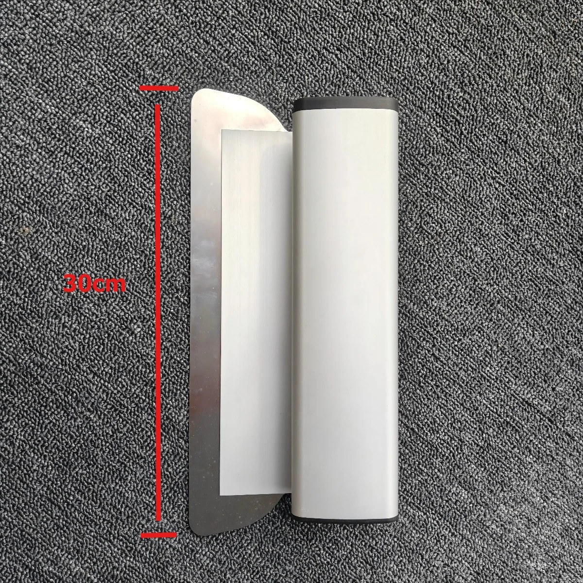 30cm with Leveling Lamp Drywall Skimming Blade Smoothing Spatula Putty Scraper Stainless Steel Knife Finishing Trowel Tools