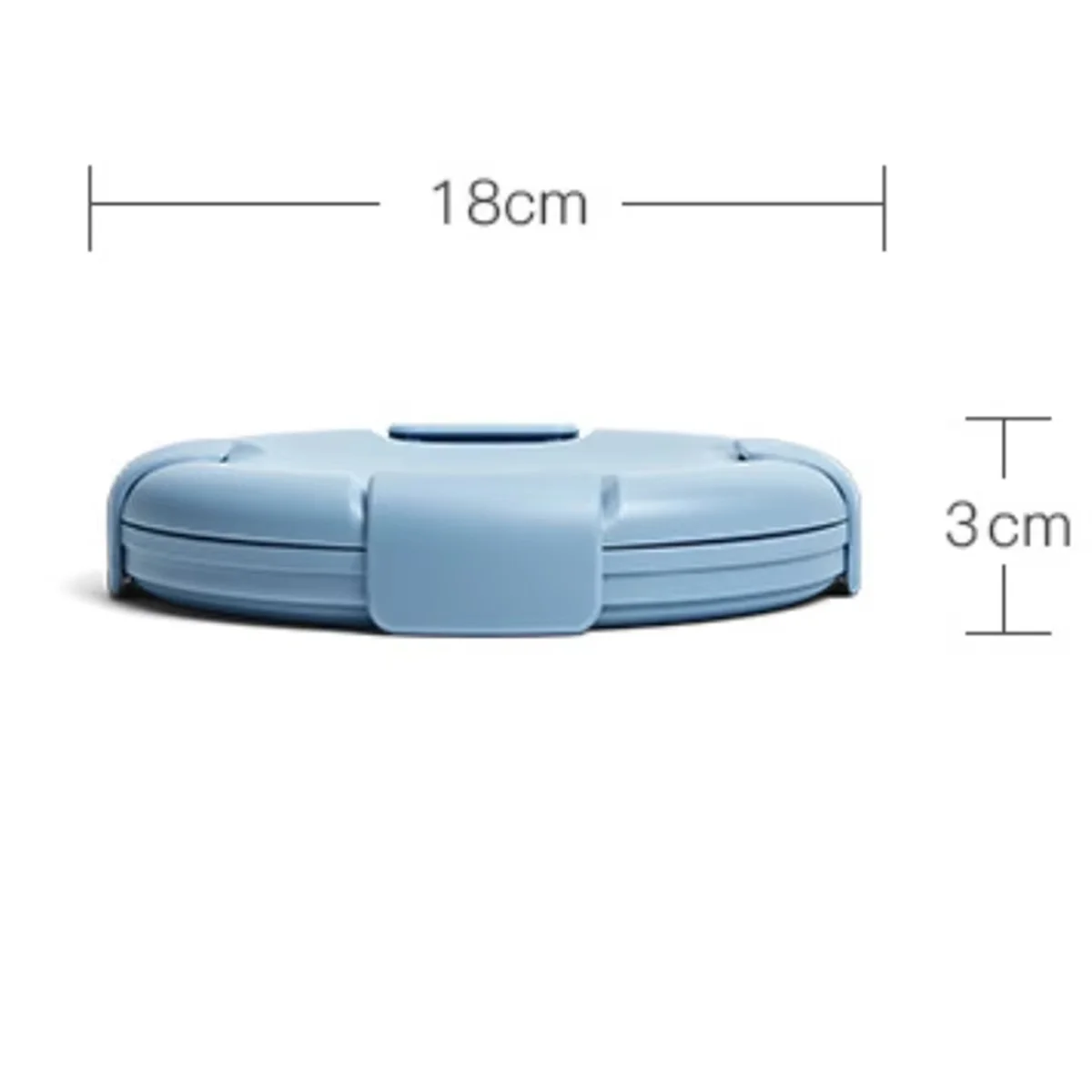 ABNH Silicone Folding Lunch Box, Portable Retractable Bowl for Travel,Instant Noodles Storage,Outdoor Picnic Food Container B