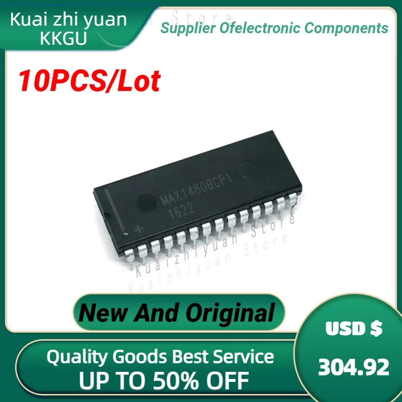 10PCS/Lot New And Original  MAX1480BCPI MAX1480BCPI+ MAX1480 DIP28 Quality Goods