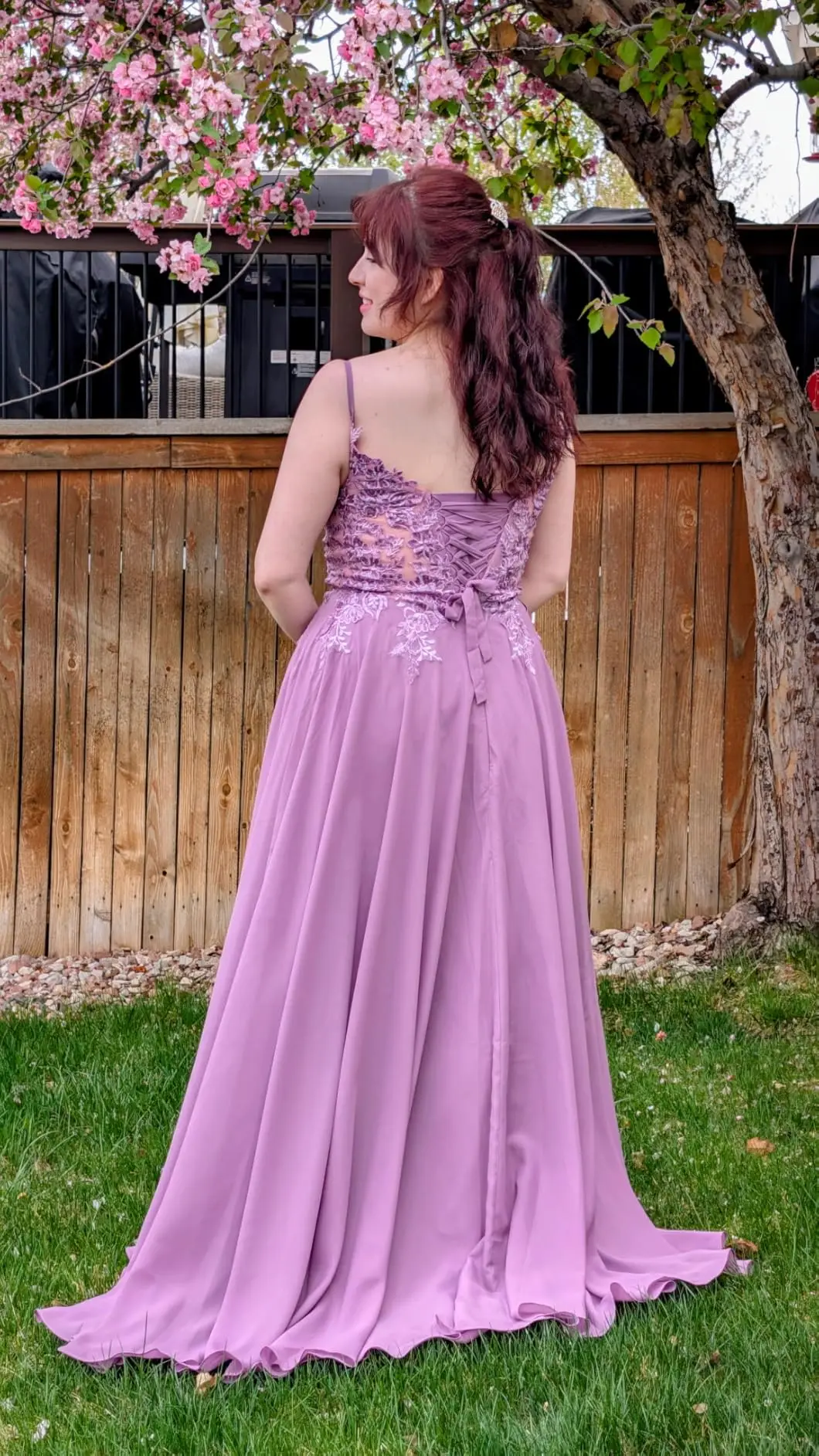 Custom A Line Spaghetti Straps V Neck Long Chiffon Prom Dress For Women With Slit Formal Evening Wedding Party Bridesmaid Dress