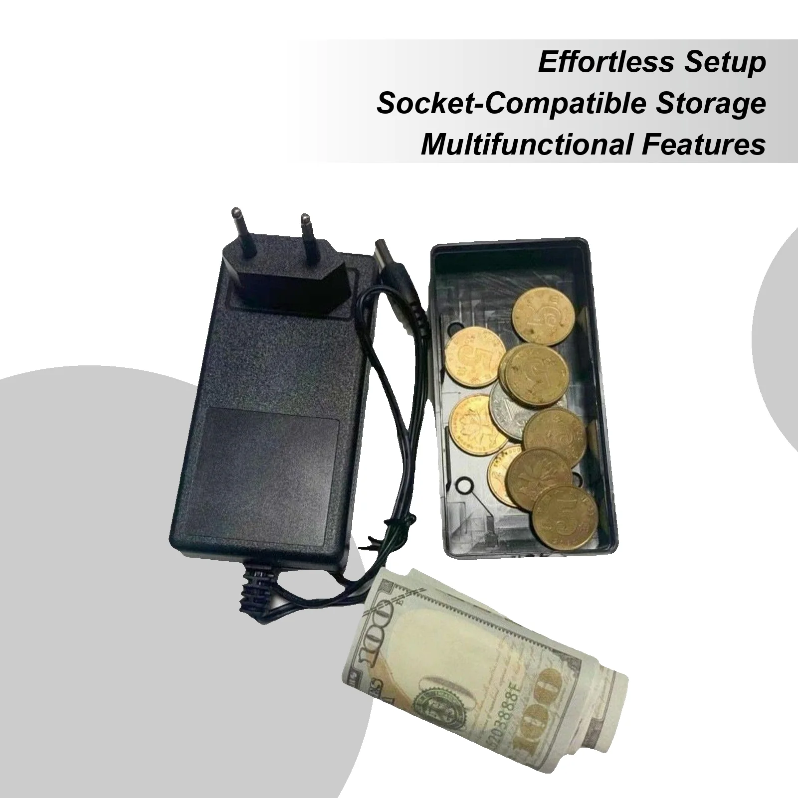 

Маскированный ящик для хранения зарядного устройства, портативный сейф, секретные скрывающие контейнеры, скрывающий контейнер в форме зарядного устройства для путешествий, домашнего офиса