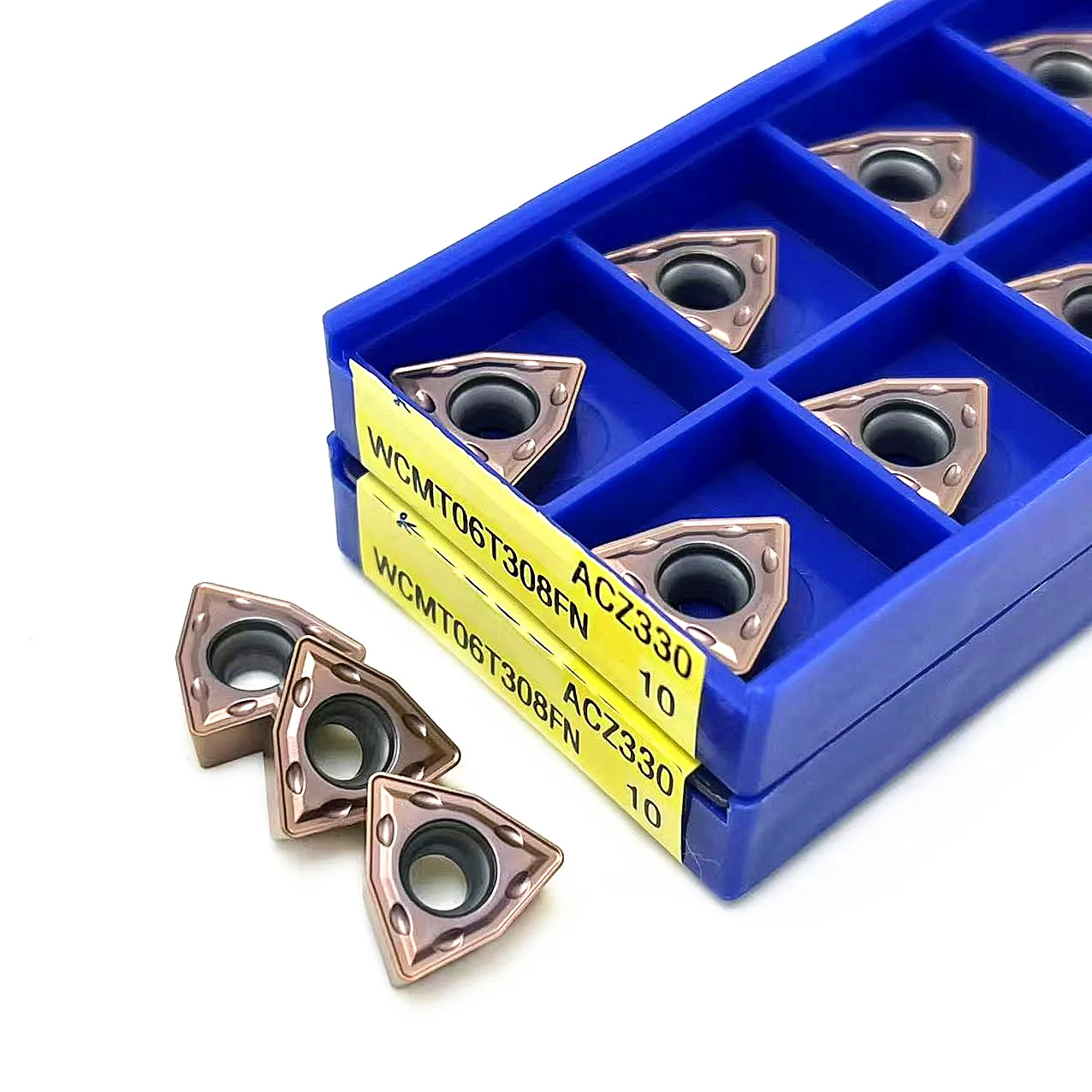 10PCS macchina utensile di alta qualità muslimfn ACZ330 strumento WCMT inserto per tornitura U trapano utensile da taglio strumento per tornio muslimn