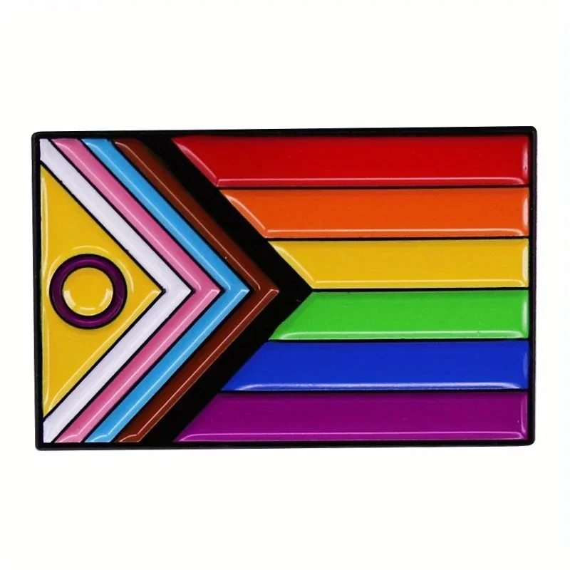 Rainbow LGBT Enamel Pin Gay Lesbian Asexual Transgender Lapel Pin Encourage Jewelry Queer Gift Accessories