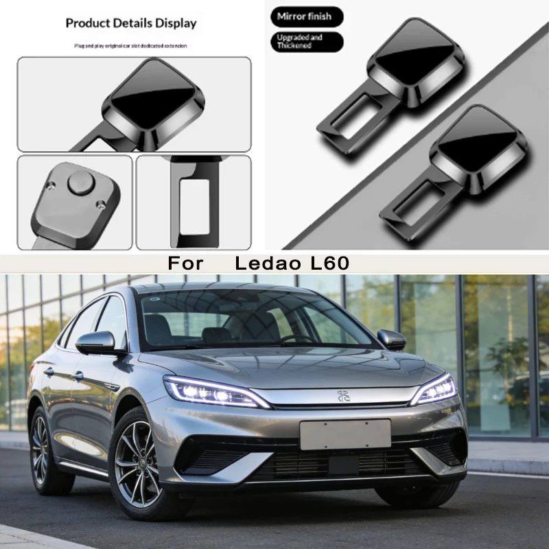 

for Ledao L60 Car Seat Belt Clip Extender Safety Seatbelt Lock Buckle Plug Thick Insert Socket Extender Safety Buckle