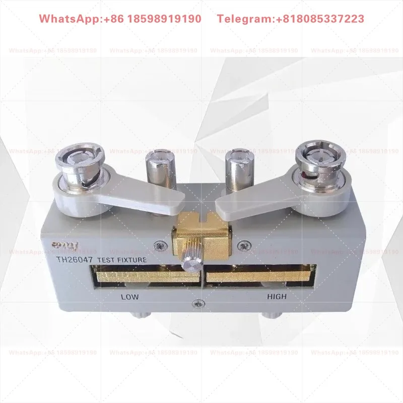 1PCS TH26047 TH26047A Small Pitch 4-Terminal Kelvin Test Fixture DC-120MHz Gold Plated Contact Accessory