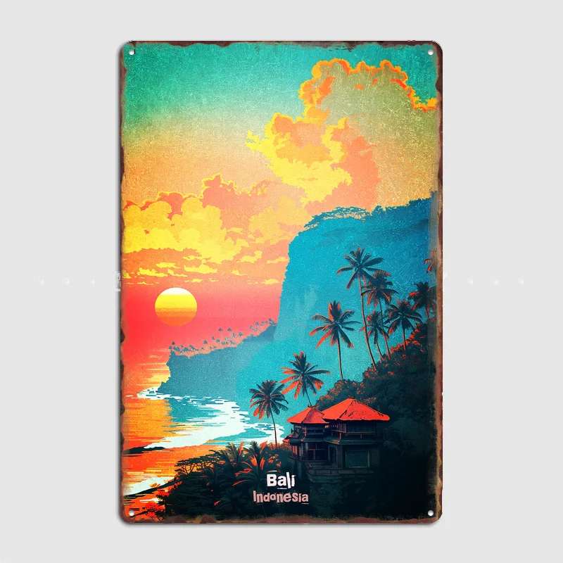 Home Decor Bali - Bali Indonezja Zachód Słońca Podróże Krajobrazy