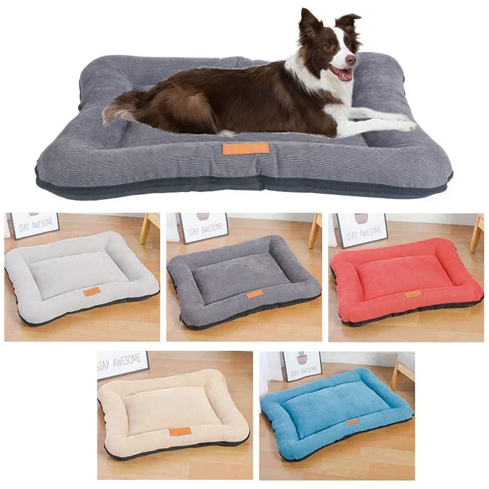 

Winter Warm Dog Kennel Mat Washable Detachable Crate Pad for Small Medium Dogs Cats Pet Kennels Bed Pets Supplies Accessories