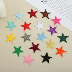 1pcs Small Star Embroidery Patches For Clothing Jeans Hat Iron on Sticker Love Appliques Stripes Garment Sewing Supplies