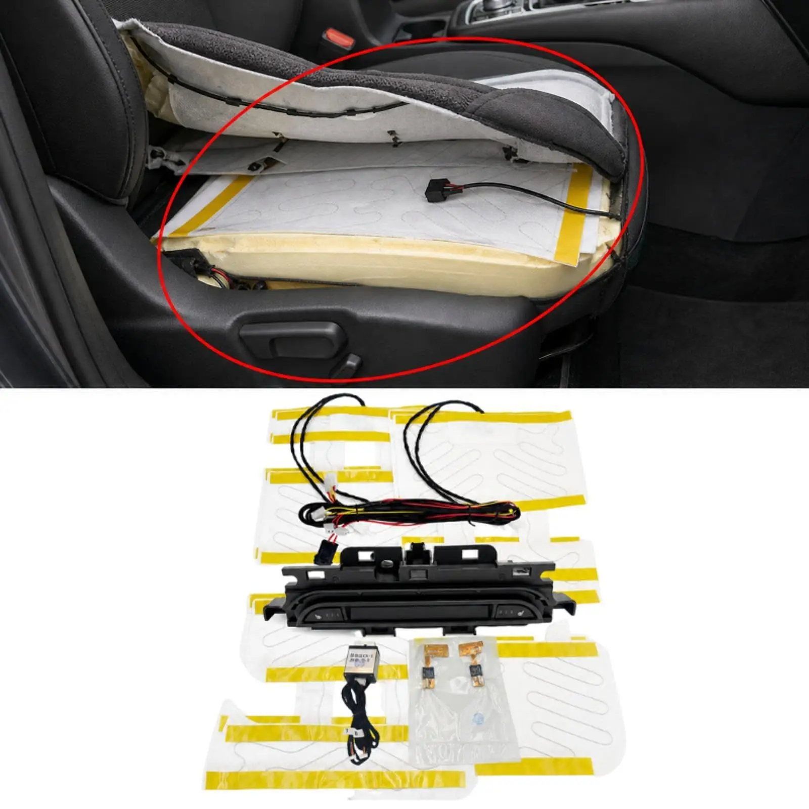 High Performance Alloy Wire Car Seat Heater Kit Complete Installation Accessory for Mazda CX 5 2021 2025