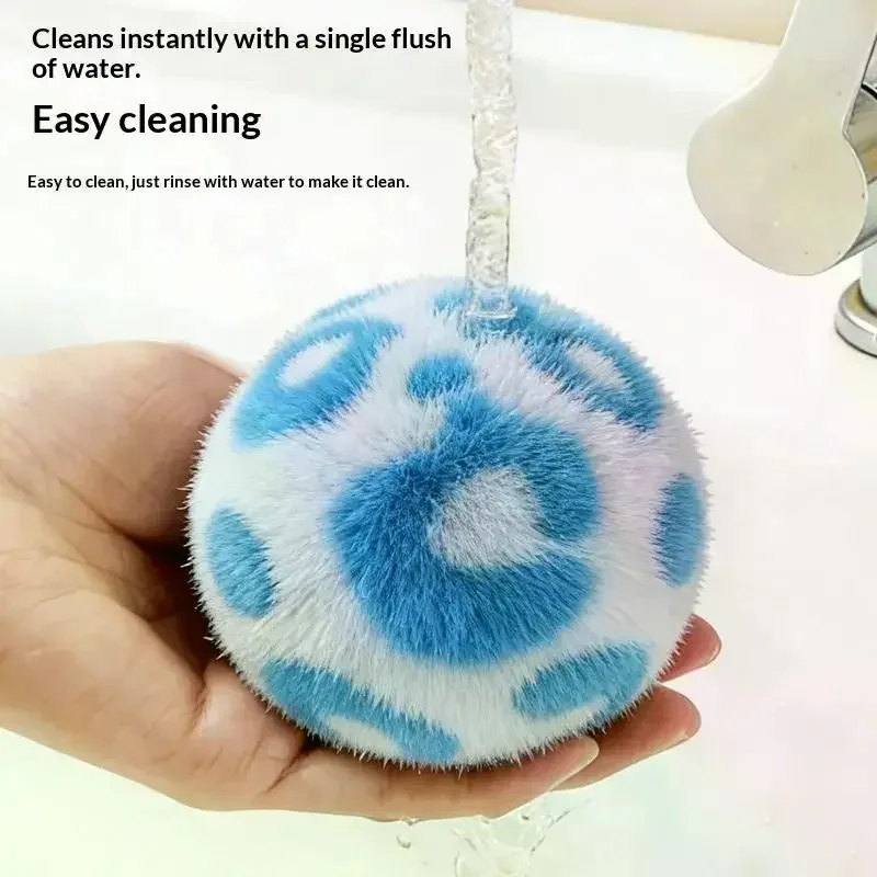 

Circular Bathroom Cleaning Ball Can Be Hung with Double-sided Cleaning Sponge for Kitchen and Bathroom Countertop Cleaning