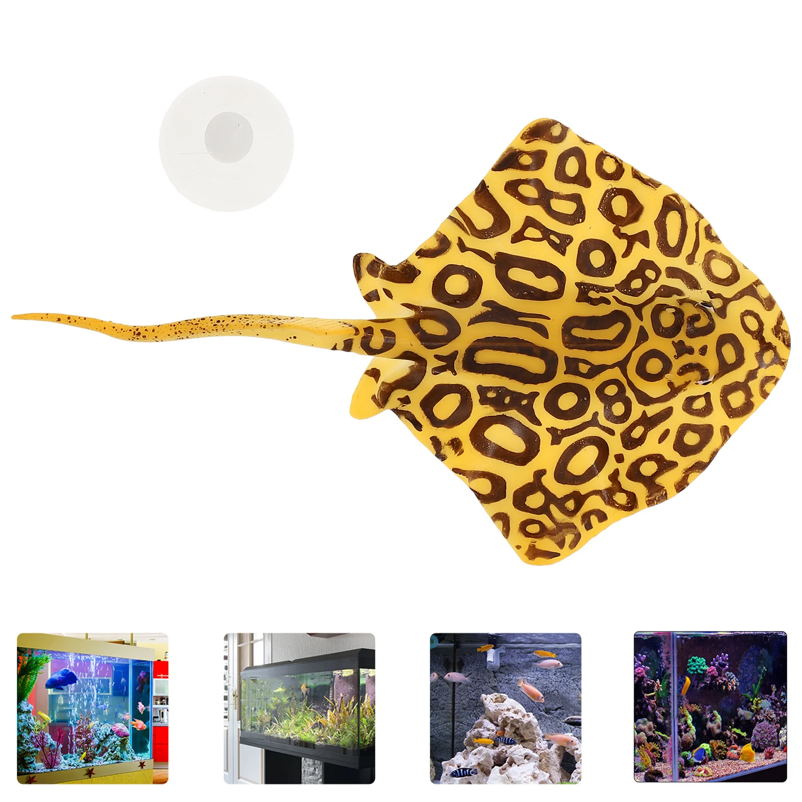 

1Pcs Silicone Luminous Aquarium Simulation Fish Decoration Glow Dark Artificial Fish Tank Landscaping Ornament