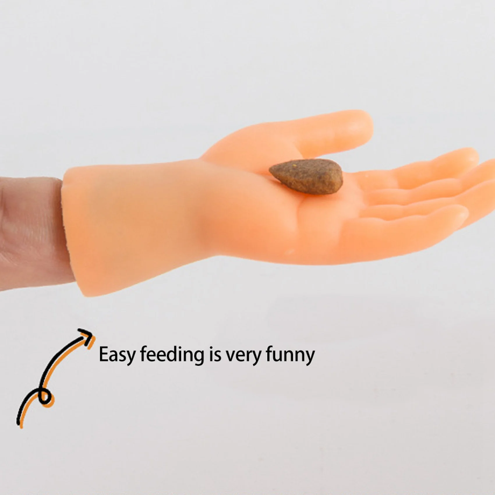 ABLN-4Pcs Funny Mini Hands Creative Finger Fidget Small Hand Tease The Cat Pet