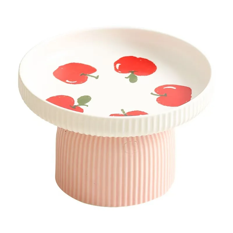 وعاء سيراميك مرتفع للقطط، طبق طعام للحيوانات الأليفة غير قابل للانزلاق، قاعدة ثقيلة للقطط/الكلاب ذات الوجه المسطح، حماية للرقبة، مضاد للانسكاب، سهل التنظيف #6