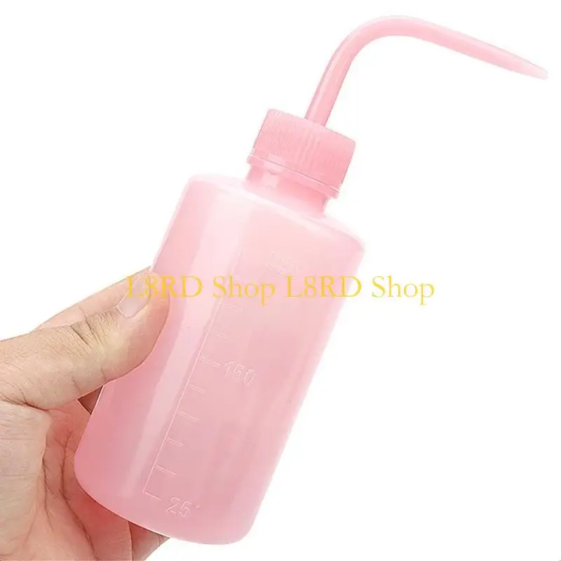 L8RD 250/500ml Beauty Eyelash TattooGrafted Eyelashes Curved Mouth Pot False Eyelash Assisted Cleaning Bottle TattooSupplies
