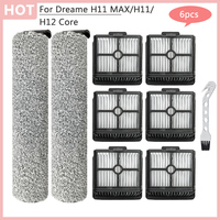 For Dreame H11 MAX H12 Core Cordless Vacuum Cleaner Scrub Roller Brush Hepa Filter Spare Parts H11 Accessories