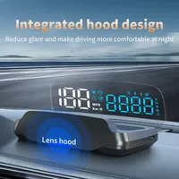 Newest C7 Universal Car Mounted HUD Head Up Display Car Beidou Satellite GPS Speedometer Time Compass Speed Car Accessories