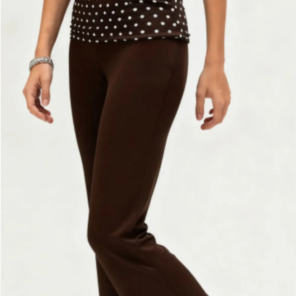 2026 MsChuh Autumn Women's Clothing Polka Dots Patchwork Long Pants Simple Style All-match Casual Comfortable Slim Fashion Retro