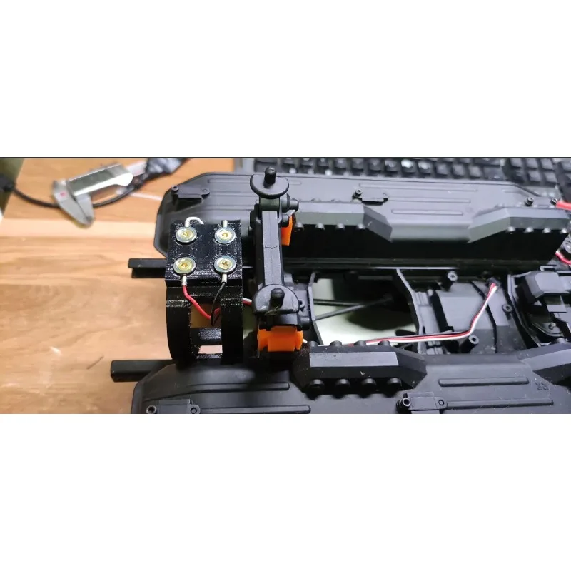 TRX6 RC Crawler Body Magnetic Power Supply Module,Large Current Contact,Copper Screw Conductive,4Channel Interface,Upgrade Parts
