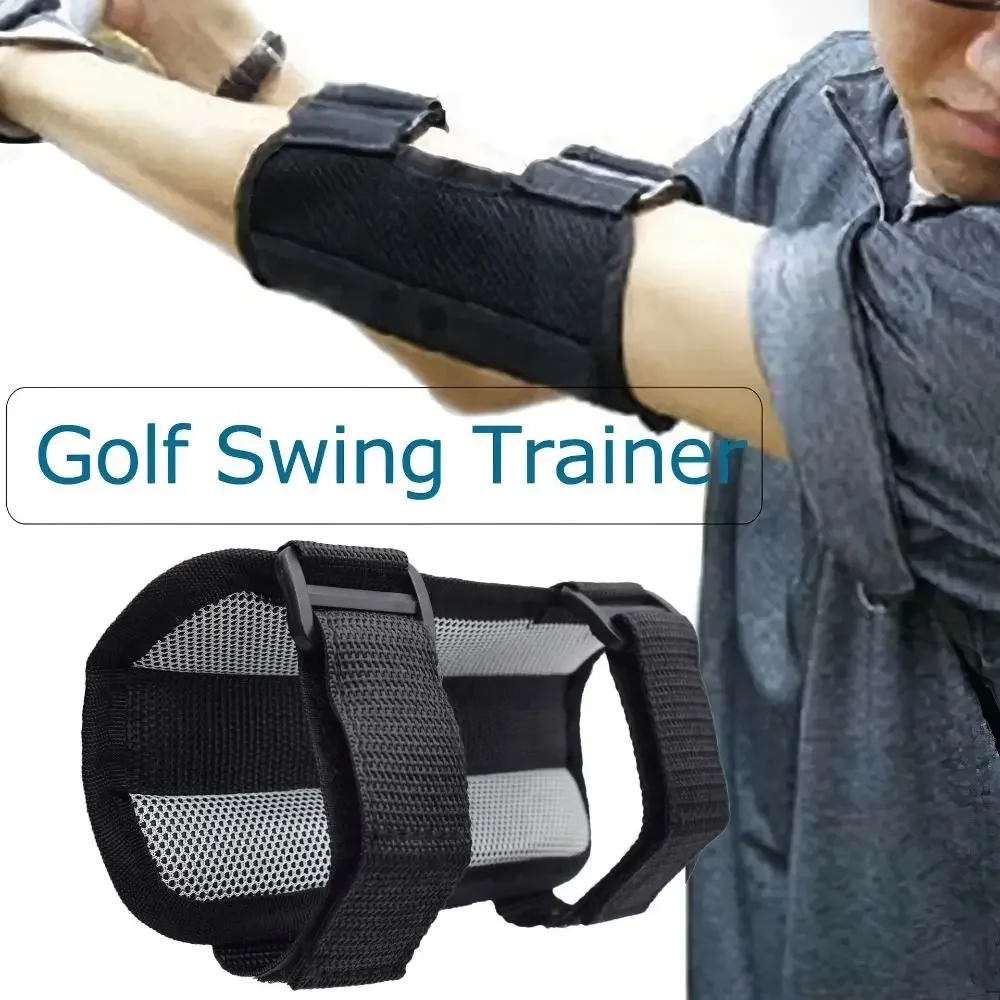 

Hand Movement Golf Swing Elbow Corrector Wrist Protector With Buckle Golf Swing Training Aid Adjustable Training Aids