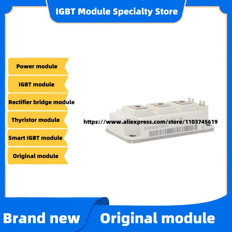 

Новый оригинальный модуль IGBT BSM200GB120DLC BSM200GB120DLC-E3256 BSM200GB120DL